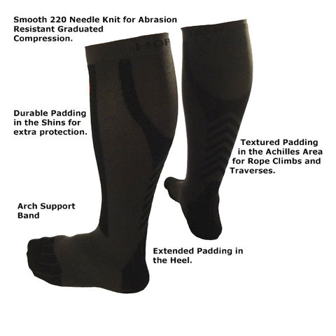 Hoplite Compression Socks: Support and Protection for Lifting, Running & OCR - Socks - Hoplite-Outfitters - Training, Racing and Recovery Gear