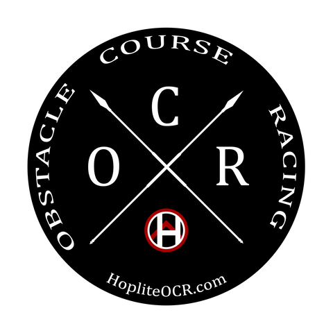 Obstacle Course Racing Crossed Spears Sticker - Accessories - Hoplite-Outfitters - Training, Racing and Recovery Gear