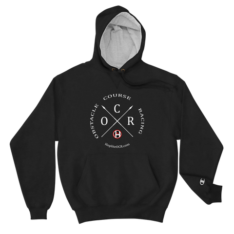 Obstacle Course Racing Crossed Spears - Champion Hoodie -  - Hoplite-Outfitters - Training, Racing and Recovery Gear