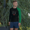 Image of Obstacle Course Racing Performance Long Sleeve, green left sleeve -  - Hoplite-Outfitters - Training, Racing and Recovery Gear