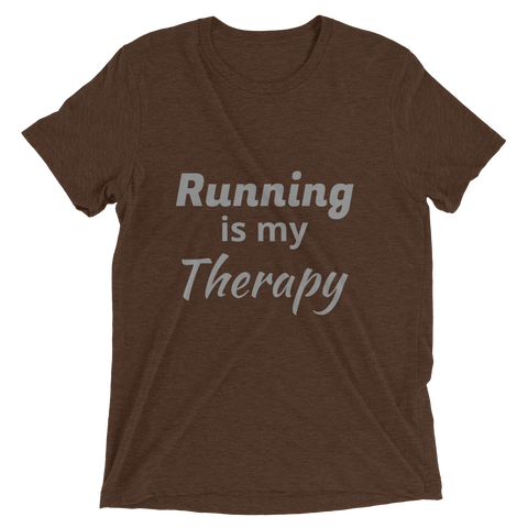 Running is my Therapy T-Shirt d -  - Hoplite-Outfitters - Training, Racing and Recovery Gear