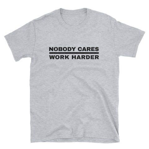 Nobody Cares T-Shirt, Light -  - Hoplite-Outfitters - Training, Racing and Recovery Gear