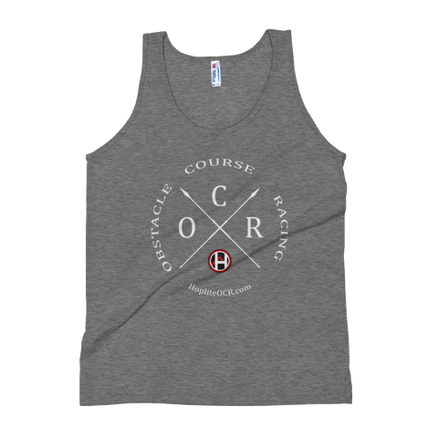 Obstacle Course Racing Crossed Spears Unisex Tank Top